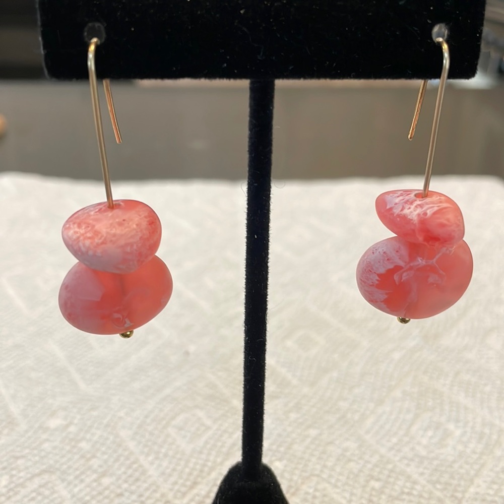 Dinosaur Design drop earrings